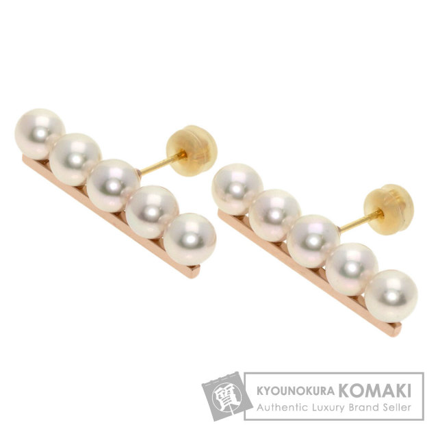 TASAKI タサキ バランス プラス パール 真珠 ピアス K18ピンクゴールド