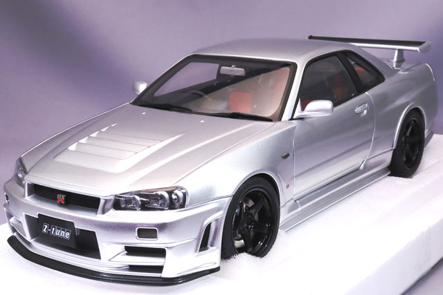 アイドロン 1/43 ニスモ R34 GT-R Z-tune シルバー ,再生産,