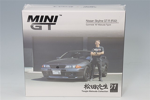 TSM ミニGT 1/64 日産 スカイライン GT-R R32 ニスモ ガンメタル 松田