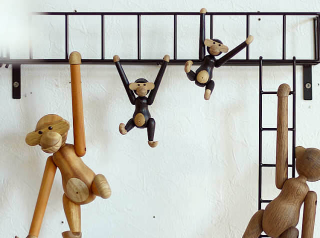 KAY BOJESEN DENMARK Monkey（モンキー）ブラック ミニサイズ｜北欧