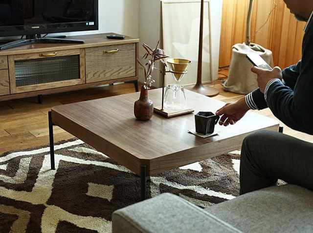 センターテーブル Rest（レスト） ウォールナットタイプ｜北欧