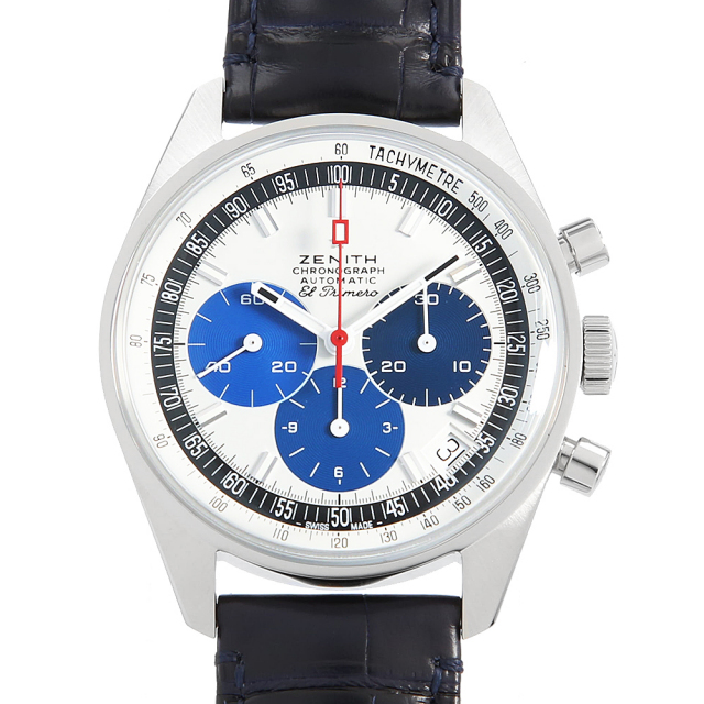03.Z386.400/60.C843 シルバー ZENITH（ゼニス）クロノマスター