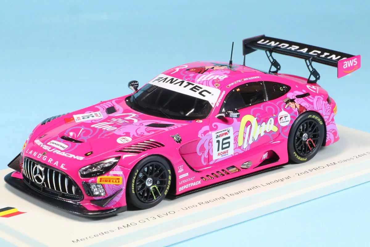 スパーク 1/43 メルセデス AMG GT3 EVO No.16 Uno Racing Team with