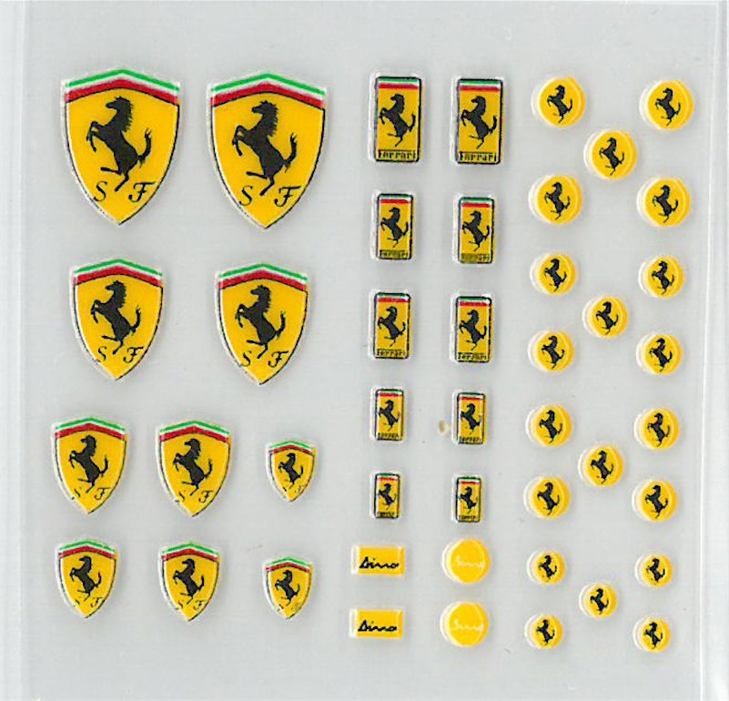 モデルファクトリーヒロ/E.JAN フェラーリ エンブレムシール 1/24〜1