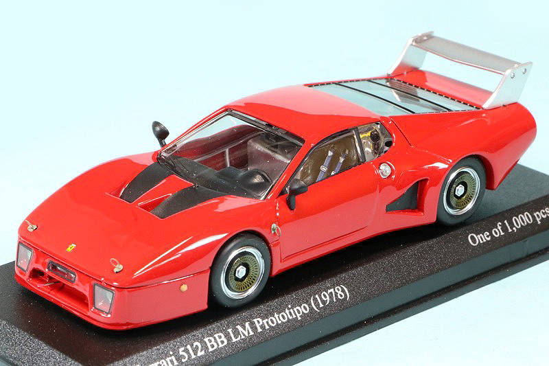 ベストモデル 1/43 フェラーリ 512 BB LM 1978 レッド KBK006