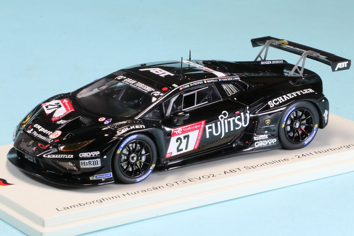 スパーク 1/43 ランボルギーニ ウラカン GT3 EVO2 No.27 9th ニュル