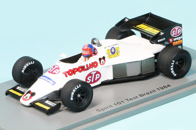 スパーク 1/43 スピリット 101 ブラジル テスト 1984 E.フィティ
