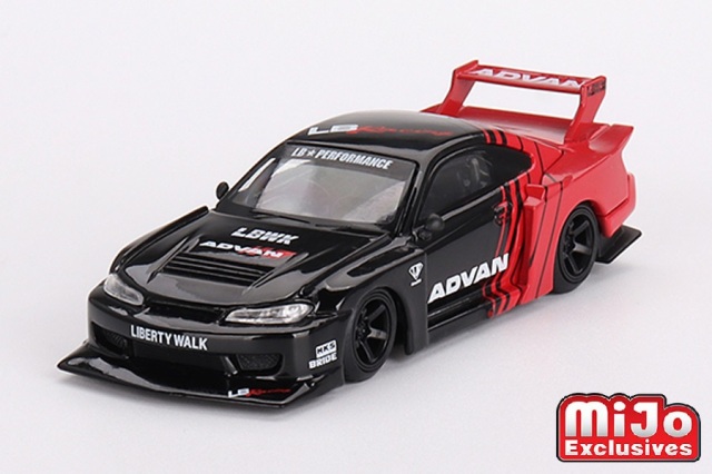 MINI GT 1/64 Nissan シルビア(S15) LB-Super Silhouette SILVIA ADVAN