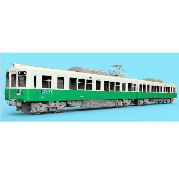 天賞堂 65021 (HO)高松琴平電鉄1300形 2両セット（プラスチック製
