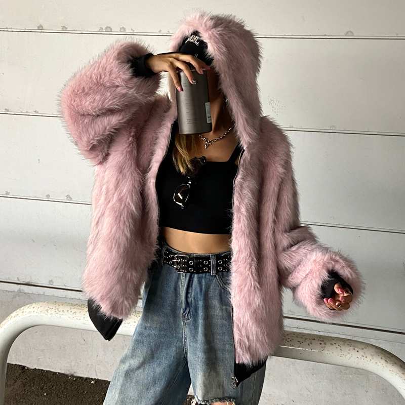 non-hedge リバーシブルファーフードブルゾン|TiMTiMオンラインストア