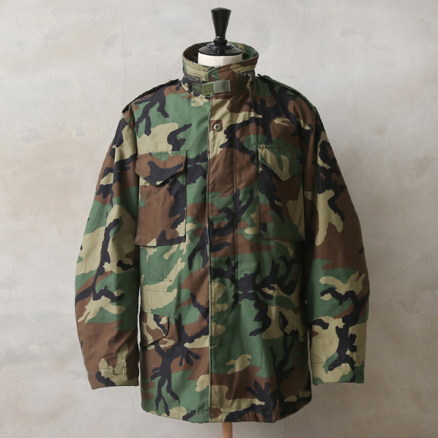 実物 USED 米軍 M-65 フィールドジャケット WOODLAND ミリタリー 軍服