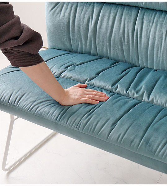 ダイニングベンチ 2Pソファ ソファー おしゃれ コンパクト 2人掛け