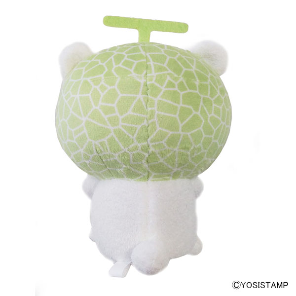 K-8127 ぬいぐるみ くまさん（メロン）
