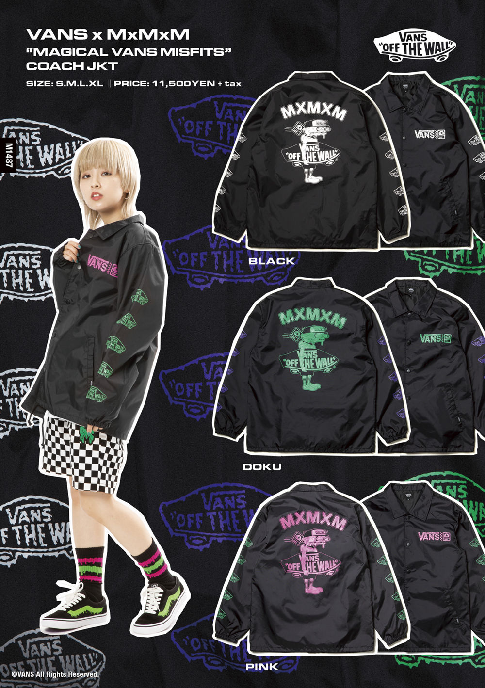 VANS x MxMxM “MAGICAL VANS MISFITS” COACH JKT (