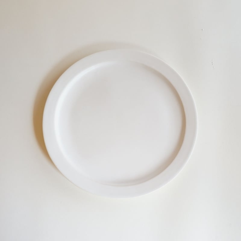 安藤雅信】オランダパン皿 M（白マット釉） | ギャルリ百草 online store