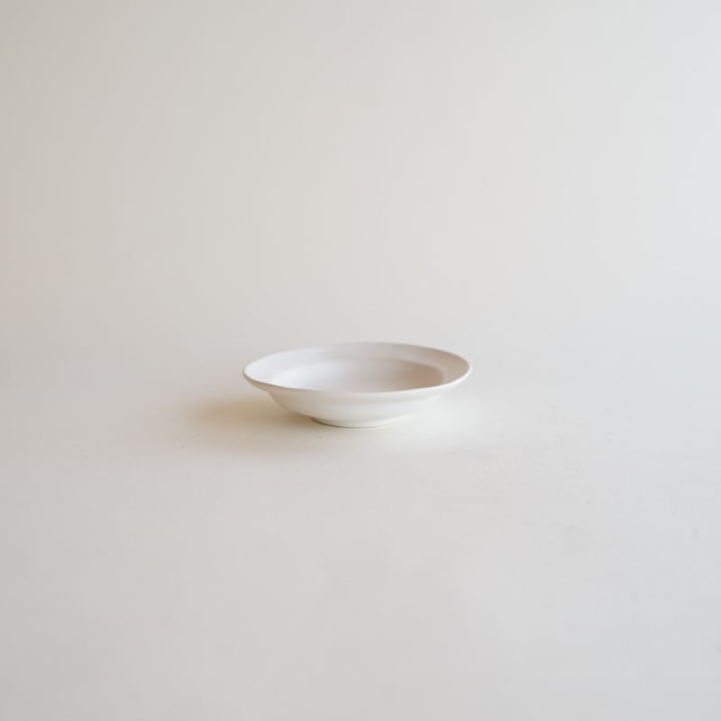 安藤雅信】 イタリア皿 SS（白マット釉） | ギャルリ百草 online store