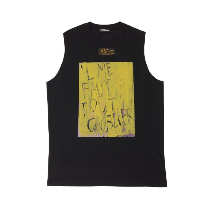 ラフシモンズ RAF SIMONS Sleeveless oversized T-shitrt