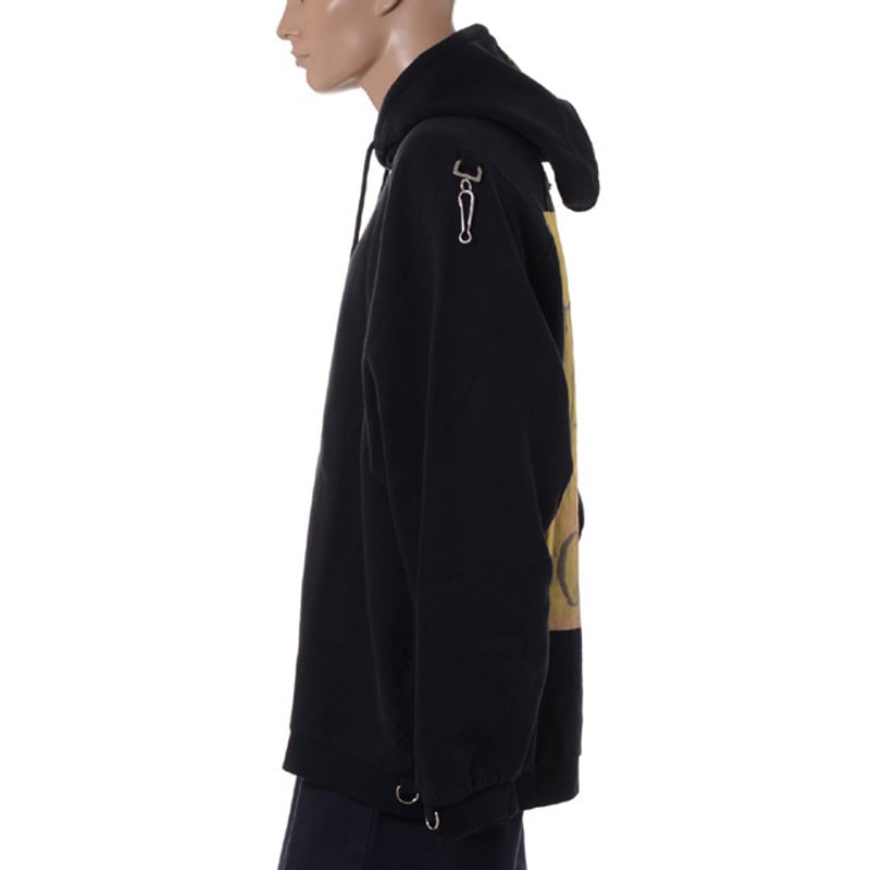 RAF SIMONS 22ssオーバーサイズデストロイフーディ RAF SIMONS