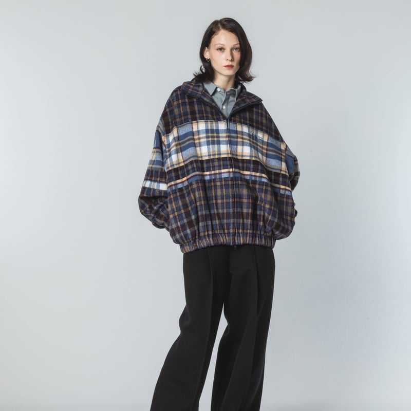 2pattern Checked Jacket - type B | harapeco Store