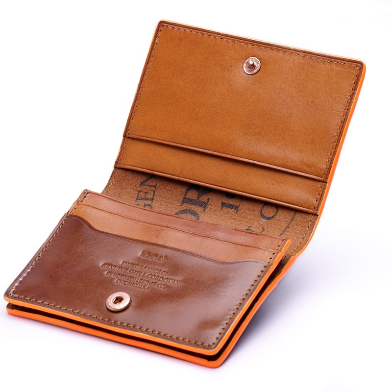 Horween Shell Cordovan] - Compact Wallet / [ホー