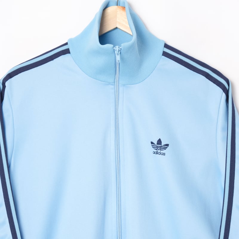 70-80s Vintage adidas Track Jacket Light Blue ×