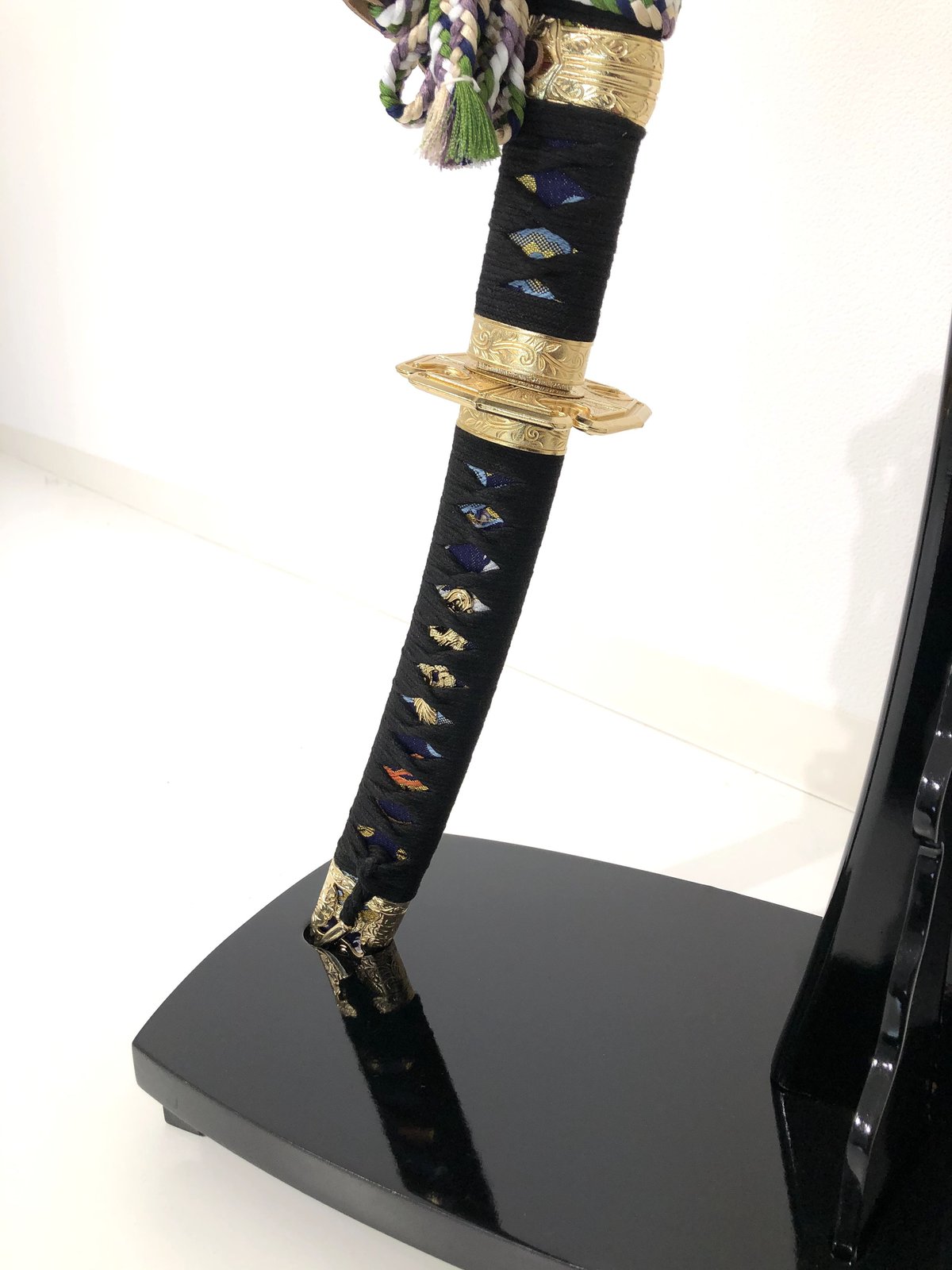 B-116】陣太刀（黒鞘） | 甲冑工房丸武