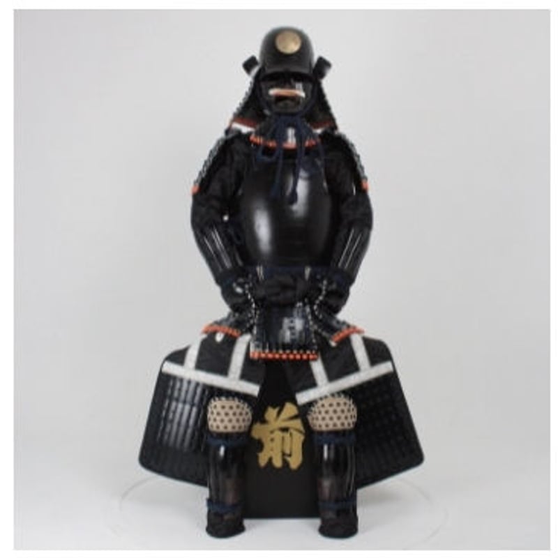 O-050】紺糸威黒艶消鋲綴二枚胴具足（頭形兜） | 甲冑工房丸武