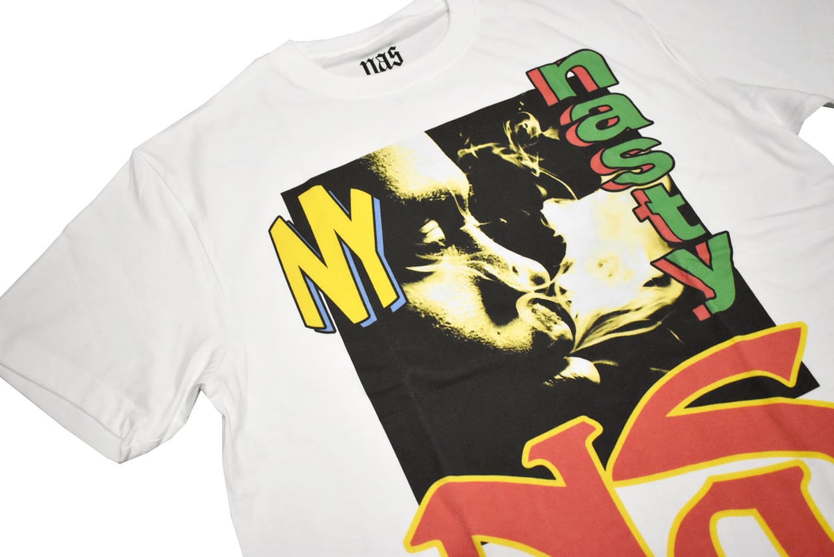 NAS ナズ Tシャツ ホワイト Nasty Nas TEE 004 | EmbarK