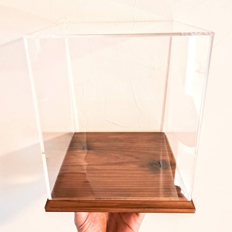 大型標本展示用ショーケース】170×170×200 ※アクリル製ケース、無垢材