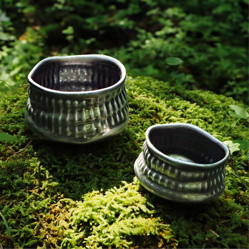 古木彫 白・銀結晶 軽々姫抹茶盌［ギフト］ | AWASAKA