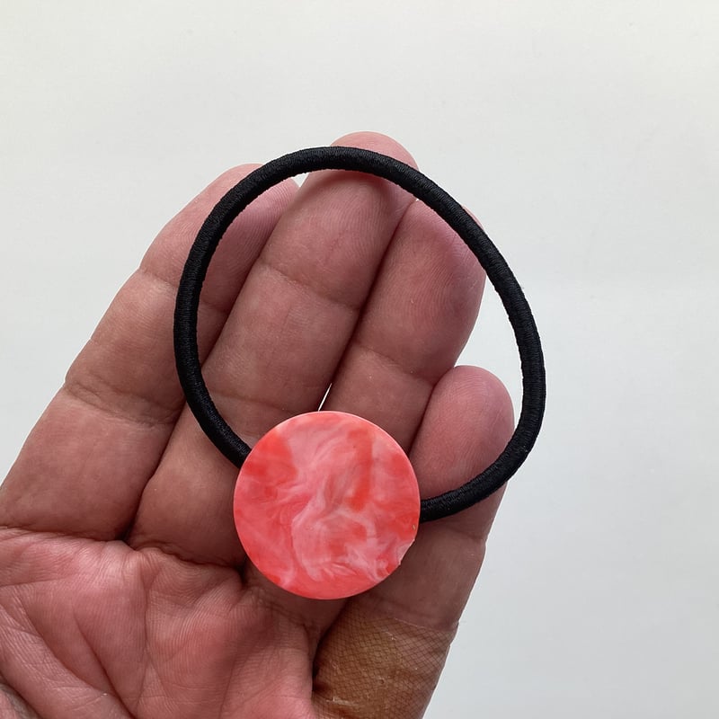 ヘアゴム 丸 【レッド/オレンジ/ライトグリーン/ブルー】 | fuuno