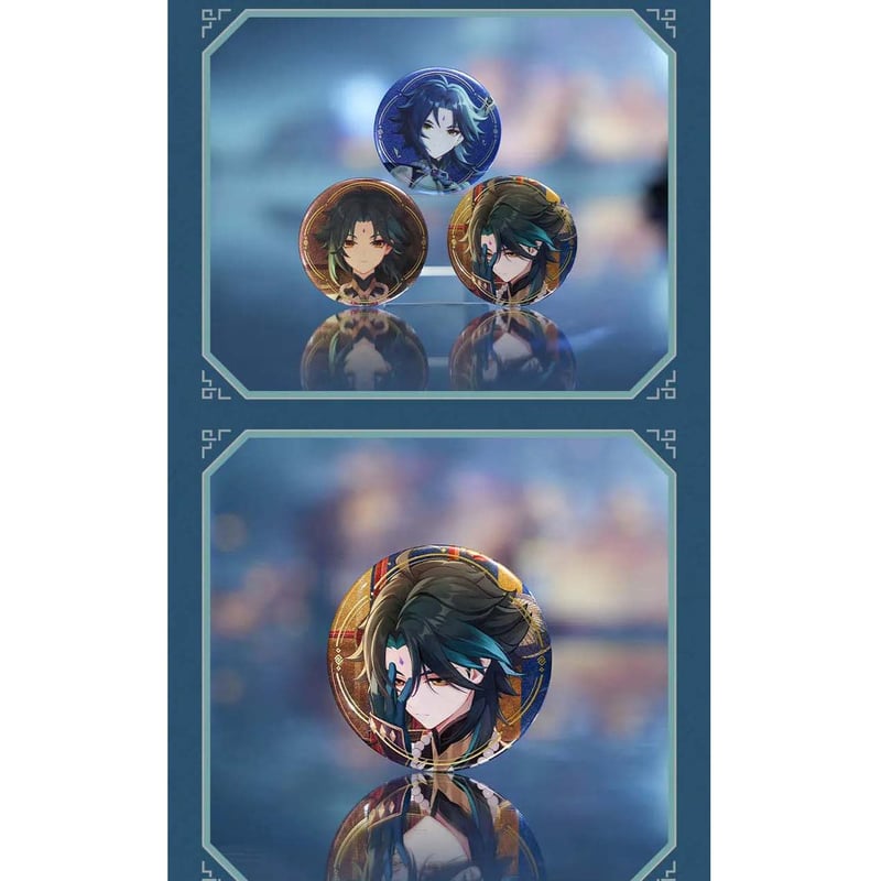 胡桃・魈(ショウ) 缶バッジセット 原神スイーツパラダイスコラボ第2弾 原神