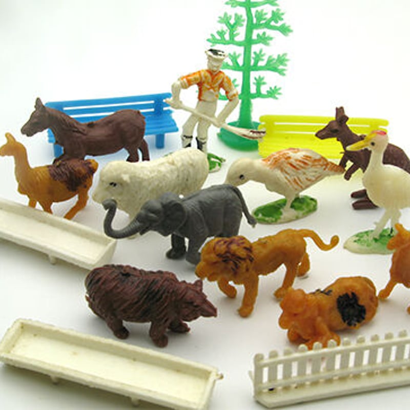 カバヤのおまけ ミニチュア動物園Dセット | 修平庵