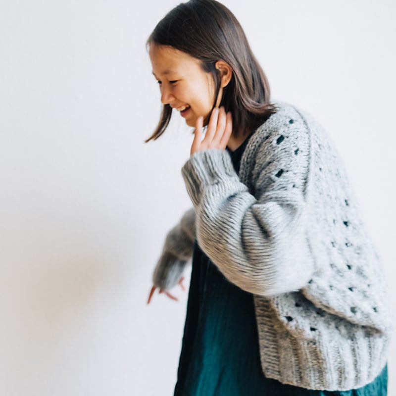 PDFパターン】Polka Dot Cardi by Midori Hirose | KAS