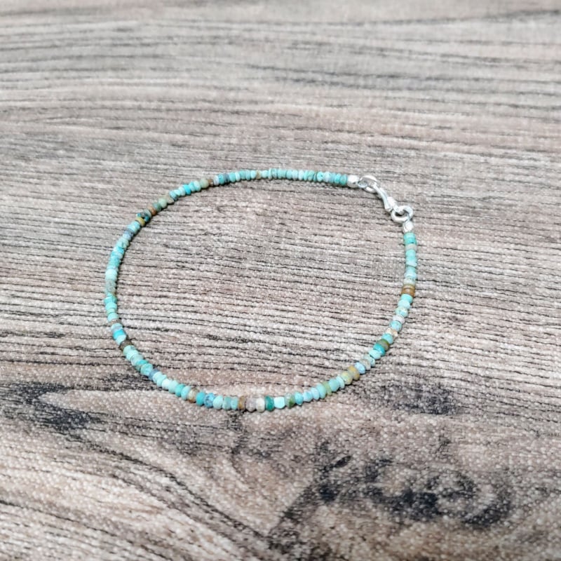 ターコイズビーズブレスレット | Joynt's leather works