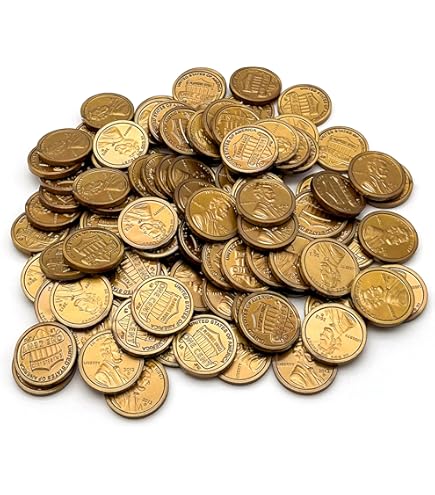 HALF-DOLLAR COINS SET OF 50 - Plastic : Amazon.in: Toys & Games
