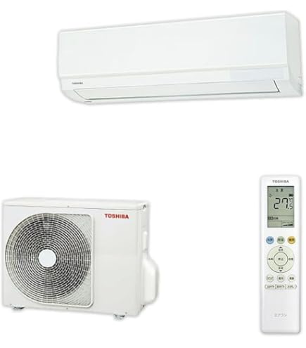 Amazon | 東芝(TOSHIBA) エアコン 6畳 RAS-N221DX(W) 2024年 ホワイト