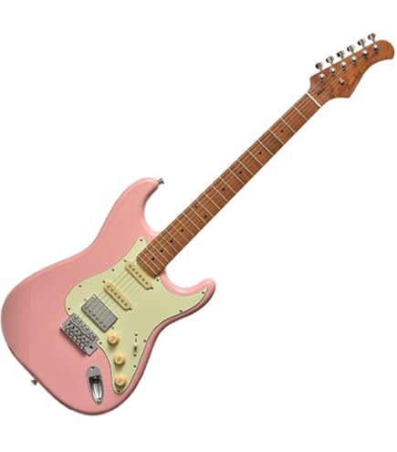 Amazon.co.jp: バッカス BACCHUS BST-2-RSM/R SLPK エレキギター