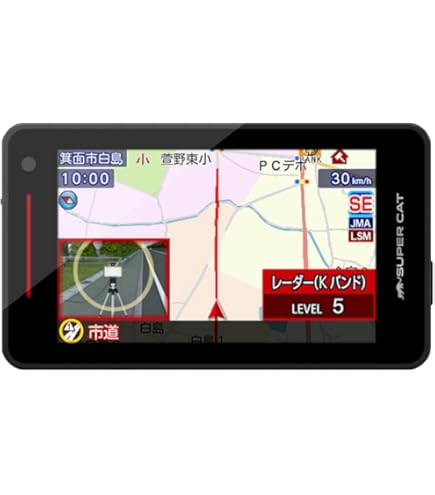 Amazon.co.jp: ユピテル(YUPITERU)SUPER CAT レーザー＆レーダー探知機