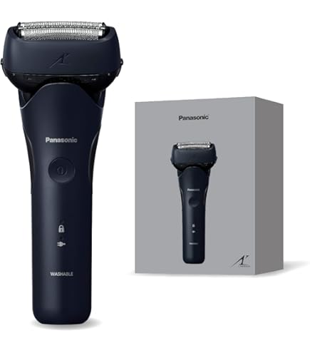 Amazon | パナソニック ラムダッシュ 3枚刃 黒 ES-ST21-K