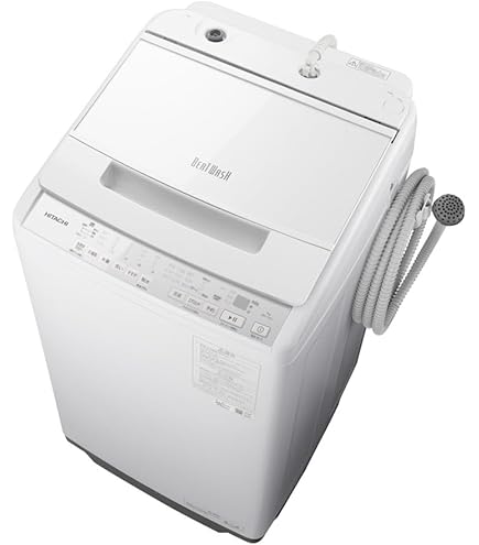 Amazon | 日立 全自動洗濯機 洗濯8kg-28分 ホワイトラベンダー ビート