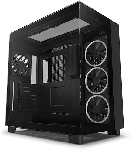 Amazon.co.jp: NZXT H9 Flow 2層構造 ミドルタワー PCケース 2面 強化