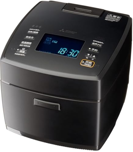 Amazon | 三菱電機 炊飯器 5.5合 IH式 日本製 備長炭炭炊釜(かまど構造