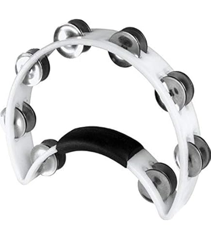 Amazon | RhythmTech RT1010 ニッケル2連タンバリン黒 | タンバリン