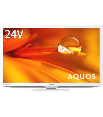 Amazon | SHARP AQUOS 液晶テレビ24型 ホワイト系 LC-24K5W | テレビ 通販