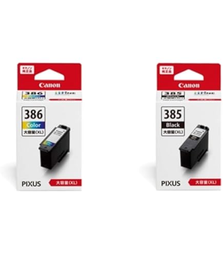 Amazon.co.jp: ゼクーカラー、キヤノン用 BC-385 BC-385XL BC-386 BC