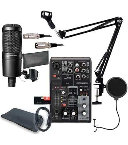 Amazon.co.jp: YAMAHA AG03 MK2 高音質配信 録音セット 動画配信