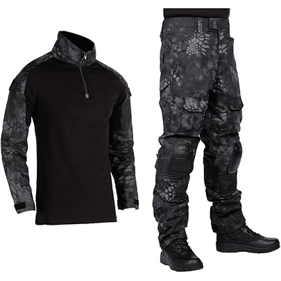 Amazon.co.jp: 迷彩服 上下セット クリプテック迷彩 タイフン サバゲー