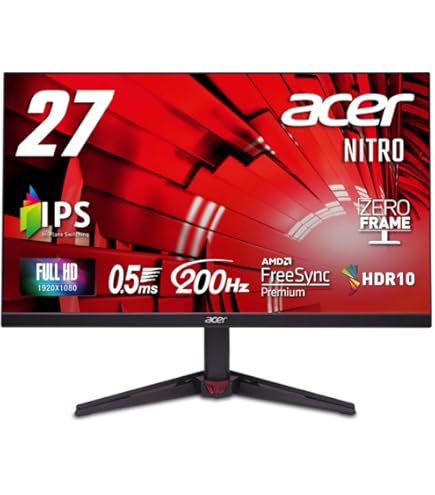 Amazon.co.jp: Acer ゲーミングモニター Nitro VG272LVbmiipx 27インチ