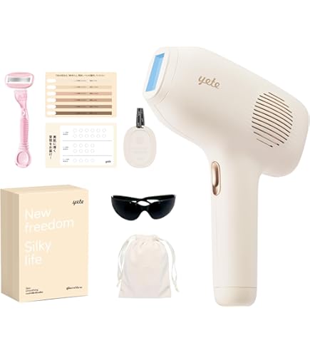 Amazon | YETE 脱毛器 【冷感サファイア搭載】 家庭用IPL光美容器 VIO